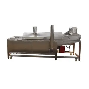 3-Jaar Garantie Lpg Lng Gas Elektrische Verwarming Snacks Voedsel Aardappel Friteuse Weegbree Chips Frituren Machine