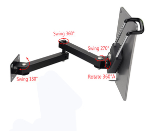 Wall Mounted Anti-Thief <strong>Stand</strong> Holder for 8-12 Inch <strong>Tablets</strong> Universal <strong>Tablet</strong> <strong>Stand</strong> with Lock Made of Aluminium Alloy Metal - Product Image 5