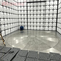 Plataforma Giratoria con Blindaje RF para Pruebas EMC en Cámara Semi-Anecoica, Fabricada por OEM