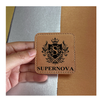 Lembaran Kulit PU 12X18 Inci 0.8mm Tembaga Hitam/Hitam Doff, Kulit Sintetis Dapat Dilaser, Patch Tempel dengan Perekat