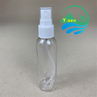 Bouteille pulvérisateur domestique 50ml 60ml en PET, flacon d'huile en plastique avec pulvérisateur à fine brume, col 20-410 côtelé, pour produits de soin et médicaments liquides