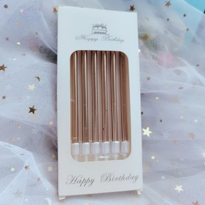 Bougie d'<span class=keywords><strong>anniversaire</strong></span> romantique en spirale créative, décoration de fête, bougie torsadée dorée colorée, bougie en spirale en boîte en papier - Product Image 6