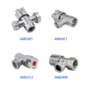 Oem Odm 1/2 Inch 90 Degree Toilet Brass Angle Water Stop Valve Angle Globe Seat Check Valve For Kitchen Bathroom