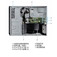 Dengan Harga Murah Asli PowerEdge T340 Server/XeonE-2124 3.30GHz/16G/2*4TSATA