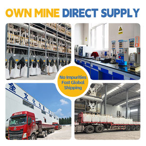 Arena de Cuarzo Blanca Económica para Relleno de Mármol Artificial y Revestimiento de Pintura Texturizada para Uso en Decoración Arquitectónica - Product Image 3