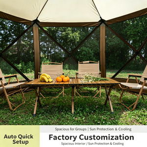 Windows Outdoor Shelter Carrying Bag <b>Large</b> Shade Camping Backyard Patio Lawn Brown - Product Image 2