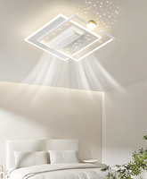Ventilateur sans pales, simple et moderne, pour salon, plafond, chambre, salle à manger