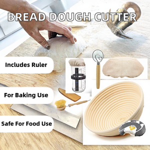 Couteau à pâte en jonc de mer écologique avec règle et échelle intégrées - Product Image 2