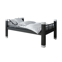 Lit en métal de petite taille de bonne capacité en acier Lit mezzanine simple pour adulte