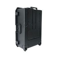 Boîte à outils en plastique rigide étanche IP67 avec doublure en EVA, roues antichoc, fermeture à boucle, personnalisable OEM/ODM