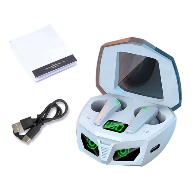P50 Sports ANC Game Headsets Gaming TWS True Wireless In-ear Earbuds Noise Cancelling Headphones with Charging Stand Accessories