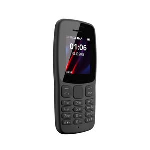 Téléphone à <span class=keywords><strong>clavier</strong></span> pour NOKIA 106 (version 2018) Téléphone mobile d'<span class=keywords><strong>occasion</strong></span> Double SIM <span class=keywords><strong>Clavier</strong></span> à touches Fonctionnalité Téléphone Neuf Bonne qualité - Product Image 2