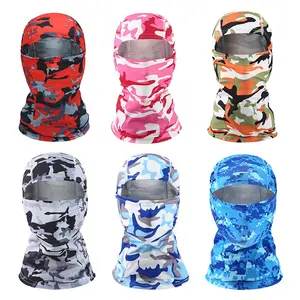Groothandel Polyester Cool Design Camouflage Ski Masker Multicolor Balaclava Voor Motorfiets
