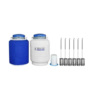 YDS-15-125 15Liter 125mm Wide Mouth Liquid Nitrogen Container LN2 Freezing Vacuum tank LN2 storage Dewar