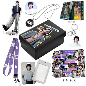 Caja <span class=keywords><strong>de</strong></span> Regalo Personalizada con Diseño <span class=keywords><strong>de</strong></span> Onda Coreana, con Mini Tarjetas, Collares, Pegatinas, Fundas para Tarjetas y Artículos <span class=keywords><strong>de</strong></span> Papelería, Kit <span class=keywords><strong>de</strong></span> Colección para Fans - Product Image 5