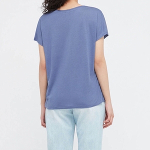 <span class=keywords><strong>T</strong></span>-shirts pour femmes en coton 100% respirant, coupe slim, style décontracté, livraison rapide, faible MOQ, é<span class=keywords><strong>t</strong></span>é - Product Image 2