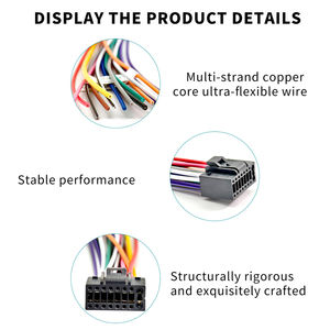 <span class=keywords><strong>Adaptateur</strong></span> de faisceau de câblage ISO, pour <span class=keywords><strong>autoradio</strong></span> Android <span class=keywords><strong>2</strong></span> <span class=keywords><strong>Din</strong></span> avec 16 broches, câble électrique automobile, Plug and Play - Product Image 5