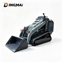 Chargeuse compacte sur chenilles diesel Kubota 17KW, haute efficacité, pour travaux urbains, démolition, aménagement paysager, agriculture