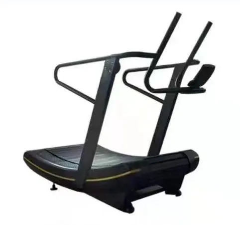 Factory supplied curved self propelled treadmill portable manual walking treadmill for fitness