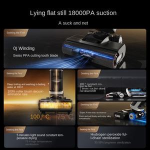 <span class=keywords><strong>Dreame</strong></span> Seeks H20 Ultra Swirl Edition <span class=keywords><strong>Aspirateur</strong></span> sans fil sans balais pour usage domestique avec lavage à l'eau chaude et conception inclinable à 180 degrés - Product Image 2