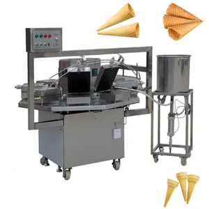 Factory direct sales Egg roll cookie machine/small egg roll machine double ice cream cone maker