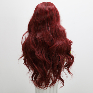 Auburn Cooper Reddish Brown Hair Lace Front <strong>Wigs</strong> Synthetic <strong>Wigs</strong> Body Wave High Quality Glueless <strong>Wigs</strong> For Black Women SM9136 - Product Image 3