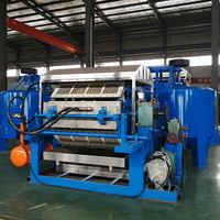 Machine de moulage de pulpe de papier biodégradable FUTUER pour la fabrication de barquettes à œufs, équipement de recyclage de pulpe avec pompe et PLC, capacité de 1000 à 8000 pièces/heure