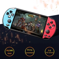 Console de jeu rétro portable X7 Plus 5.1 pouces, sortie vidéo AV, 10000 jeux, console de jeu, vente chaude