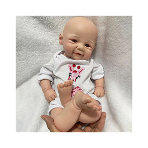 43cm/15.72 Pouces Belle Reborn Bébé Poupée Doux Silicone Toddler Jouet Haute-simulation Réel pour Enfants Cadeaux De Noël - Product Image 4