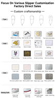 Pantoufles jetables de qualité supérieure pour hôtels et complexes hôteliers, confortables, en lin respirant, personnalisables, en gros