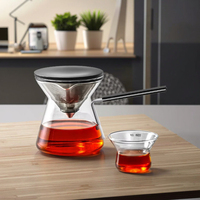 Kungfu Tea Party Set pour les amateurs de thé Cadeaux pour l'extérieur et le bureau Service à thé chinois Gongfu pour adultes Mini théière asiatique