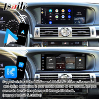 واجهة كاربلاي وأندرويد أوتو لاسلكية من Lsailt بسعة 8 جيجابايت لسيارات لكزس LS460 2012-2017، مجموعة ترقية متكاملة مع متجر جوجل بلاي وسبوتيفاي