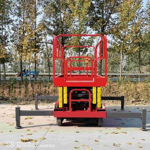 Điện Scissor Lift 4-18M skylift 6M 8M 10m 12M 14m di động nâng giàn giáo điện thủy lực Scissor Lift - Product Image 5