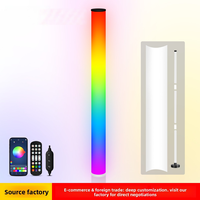 Lampe d'ambiance sur pied à changement de couleur RVB pour salon, esthétique haut de gamme pour les fêtes et les rassemblements