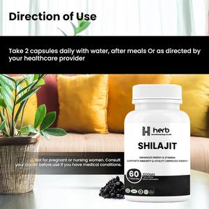 Shilajit Premium de Marca Privada OEM para Hombres - con Ashwagandha, Ginseng y Más Ácido Fúlvico para Hombres/Mujeres, Cápsulas de Shilajit - Product Image 5