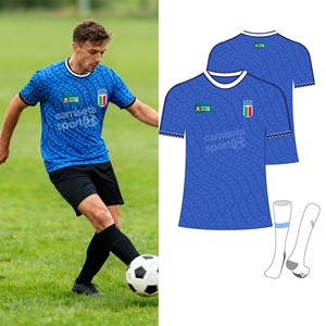 Set Maglie da Calcio Internazionali 2026 per Tifosi con Immagine di Squadra Nazionale - Product Image 3