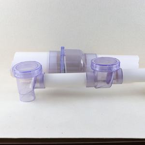 पारदर्शी <span class=keywords><strong>pvc</strong></span> चेक वाल्व 50 75 110 घरेलू गंध कीट रोकथाम इंजेक्शन मोल्ड पाइप जल निकासी स्वच्छता फ्लिप चेक अधिक - Product Image 2