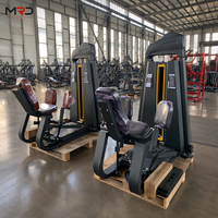MRD Commercial Appareil de musculation en acier réglable pour adducteurs et abducteurs, à charge par poulies, pour l'entraînement des cuisses internes et externes, équipement de gym