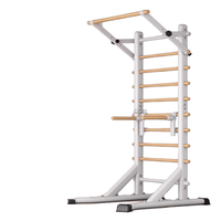 Barre de traction multifonctionnelle pour fitness à domicile, échelle murale en acier et bois, échelle suédoise murale
