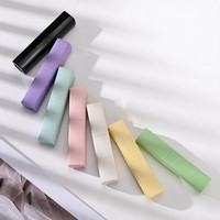 Vente en gros de flacons de parfum rechargeables en verre ABS rectangulaires carrés de 10 ml, vaporisateur portable de voyage, mini flacon pulvérisateur, logo personnalisé, cosmétique