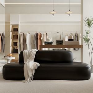 Canapé en cuir confortable Zxm China pour salon, bureau, chambre d'amis, canapé d'attente pour les clients de haute qualité - Product Image 5