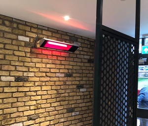1200W Metal Carbon Crystal Electric Infrared Heater Wall-Mounted <b>Remote</b> <b>Control</b> Waterproof for Winter Indoor Household/Outdoor - Product Image 3