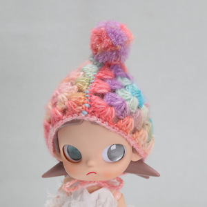 Chapeau de paille Gazi Elder Sister ZSigaBJD1/8, mini-chapeau BJD, bonnet Lolita, foulard en dentelle, accessoires en tissu, échelle 1:8, pour les 14 ans et plus - Product Image 3