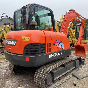 Excavatrice d'occasion Doosan DH60-7 de haute qualité à prix abordable, 6 tonnes, capacité de godet de 0,2 m, machine de construction avec moteur, à vendre - Product Image 1