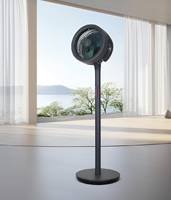 Nouveau Ventilateur sur Pied et de Table Électrique 2-en-1 2026, Hauteur Réglable, 4 Vitesses, Lames Antibactériennes, Usage Domestique, Économe en Énergie