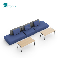 Canapé modulaire de bonne qualité, durable, résistant à l'usure, en tissu, pour aéroport, gare, bus, salle d'attente, bureau, entreprise, réception