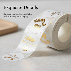 สติกเกอร์โลโก้ทรงกลมสีสันสดใสแบบกำหนดเองสำหรับฉลากบรรจุภัณฑ์ พิมพ์ UV กันน้ำ ติดด้วยกาวไวนิล - Product Image 3