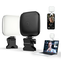 Lumière vidéo de poche réglable de lumière d'anneau de LED rechargeable portative pour l'éclairage photographique de selfie et de caméra de téléphone