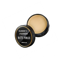 Pommade mate vegan bio à tenue forte pour cheveux bouclés, marque privée OEM/ODM, kit de coiffure pour hommes, étiquette personnalisée, kit de barbier, MOQ