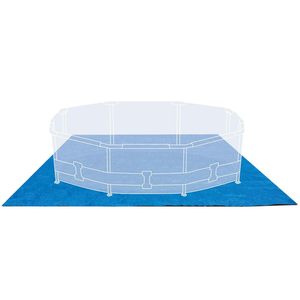 Couverture de piscine carrée étanche Intex 472x472 cm bleue pour piscines hors sol - Product Image 1